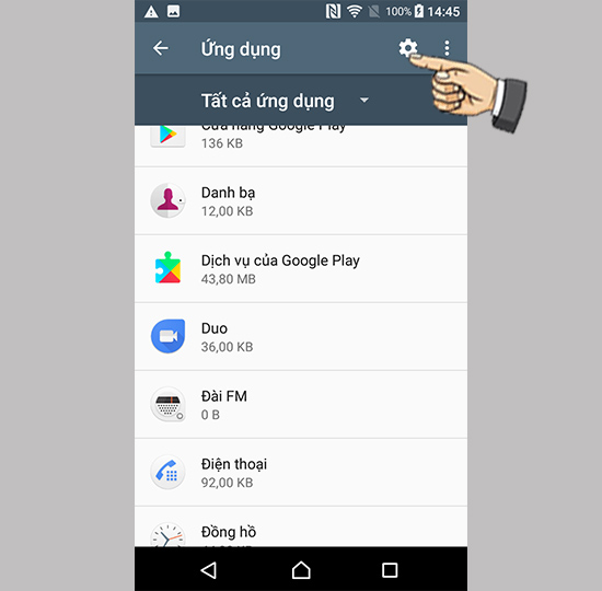 Vào quyền truy cập đặc biệt