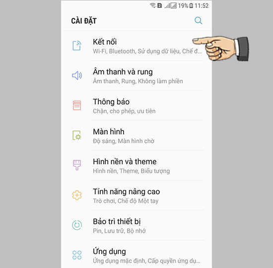 chọn Kết nối