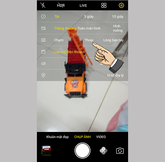 Bước 3: Chọn Thoại