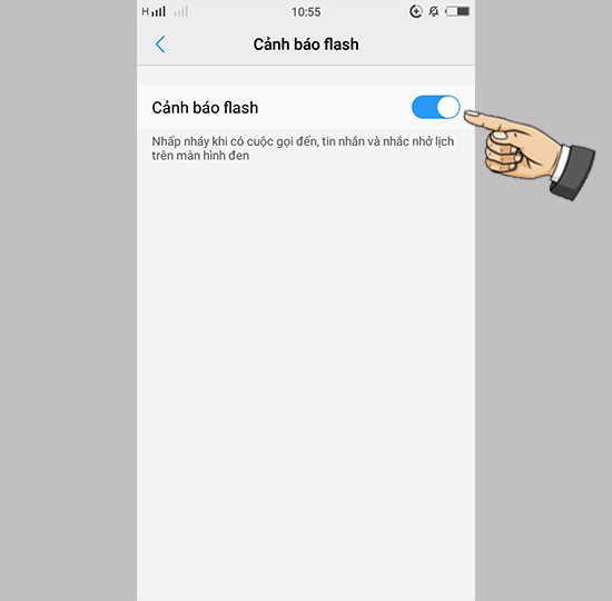 Bước 3: Bật tính năng.