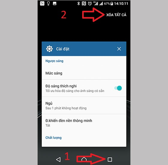 Tắt ứng dụng chạy ngầm