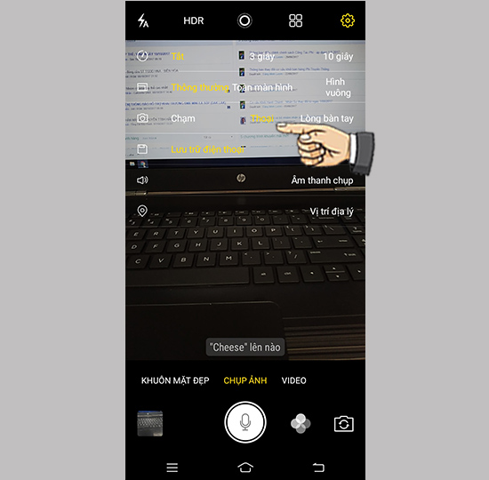 Bước 3: Chọn Thoại