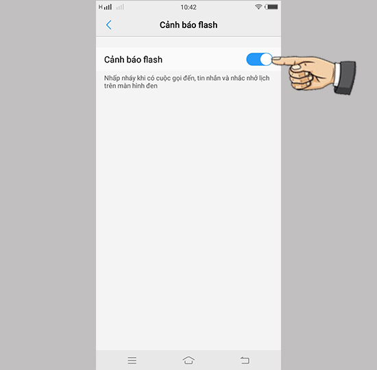 Bước 3: Bật tính năng.