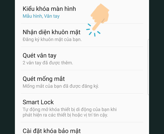 Bước 2: Tiếp theo chọn
