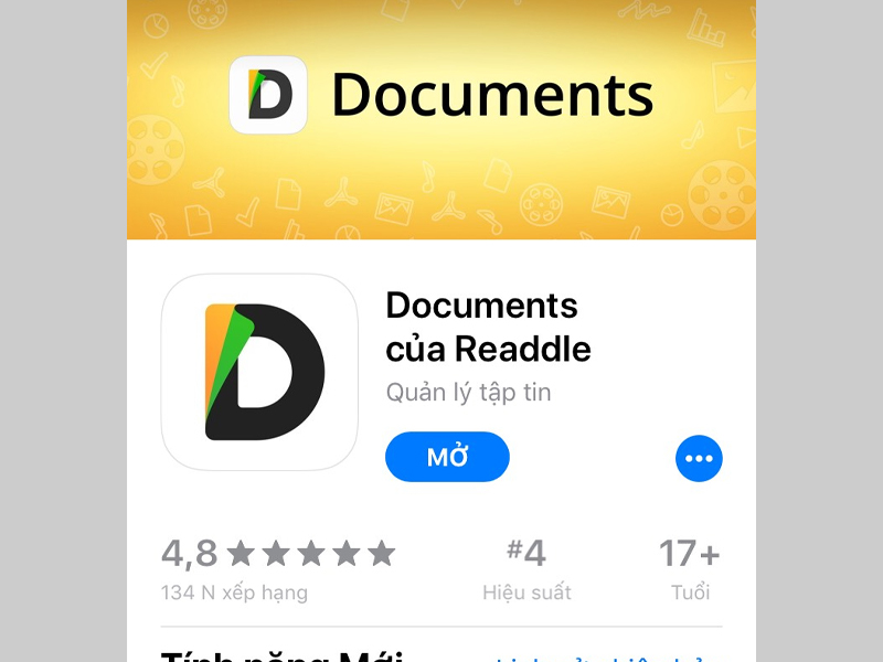 Ứng dụng Documents 