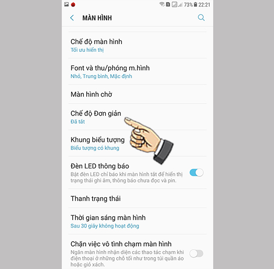 Bước 2: Chọn chế độ đơn giản.