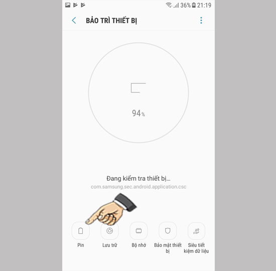 Bước 2: Chọn Pin