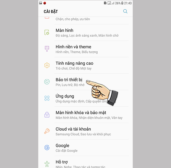 Bảo trì thiết bị