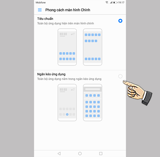 Bước 2: Chọn phong cách yêu thích.