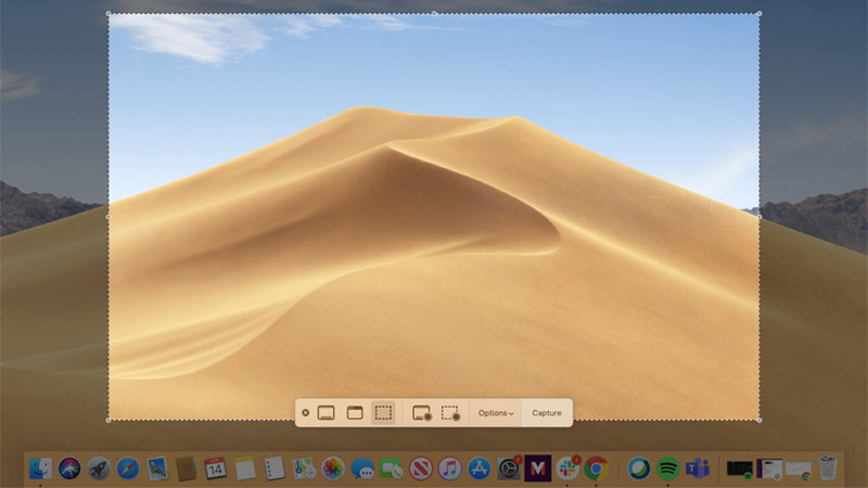 Sử dụng phím tắt quay màn hình (macOS Mojave trở lên)