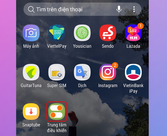 Bước 2: Tiếp theo mở ứng dụng lên.