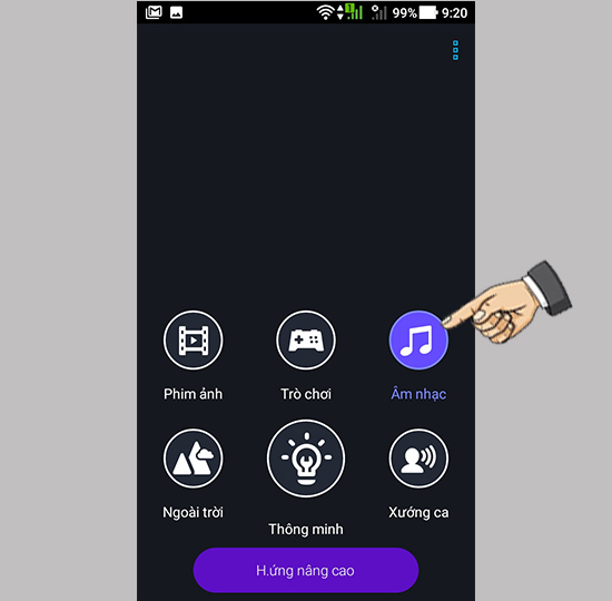 Bước 3: Bạn chọn loại cấu hình mà bạn muốn.