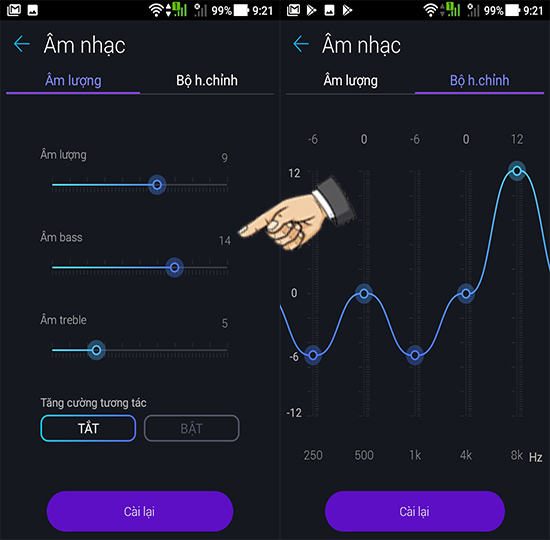 Bước 4: Tùy chỉnh cấu hình theo ý thích.