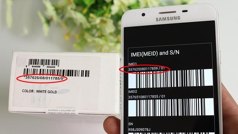 Tiến hành kiểm tra thời hạn bảo hành điện thoại Samsung