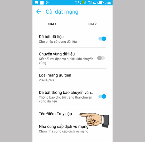 Tên điểm truy cập