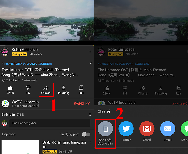 Sao chép liên kết