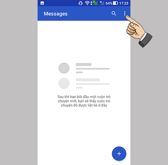 Bước 2: Chọn 3 chấm.