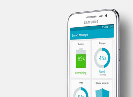 Sử dụng tính năng tăng tốc mặc định của Samsung