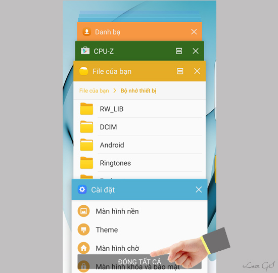 Tắt ứng dụng chạy ngầm