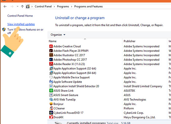 Cách gỡ bỏ các bản cập nhật trong Windows 10