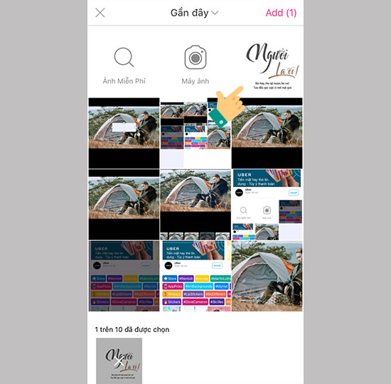 Tạo ảnh cực chất theo phong cách Người lạ ơi