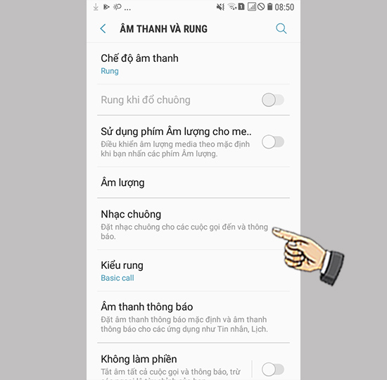 Chọn Nhạc chuông
