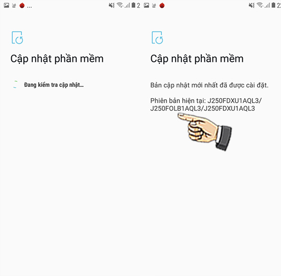 Bước 3: Máy đang kiểm tra bản cập nhật.
