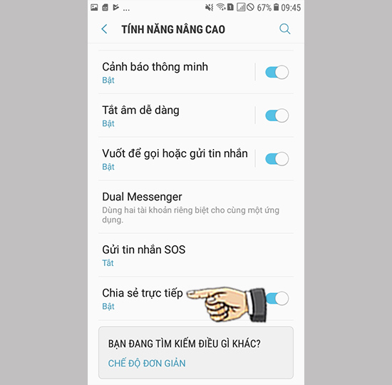 Bước 2: Chọn hia sẻ trực tiếp