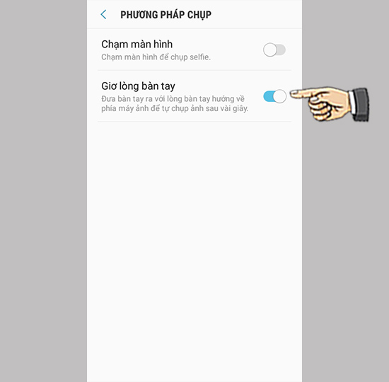 Chọn Phương pháp chụp