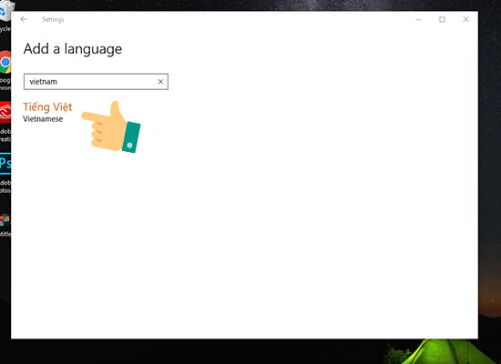 Hướng dẫn cài đặt tiếng Việt cho Windows 10