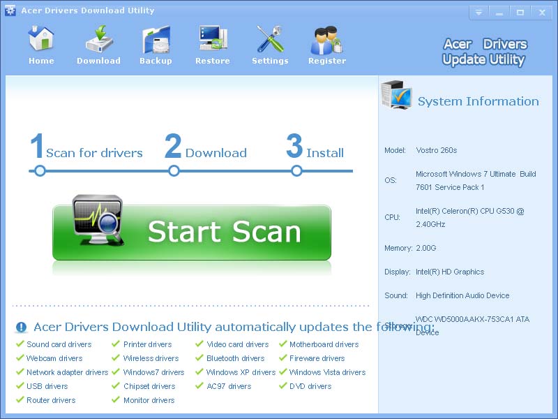 Phần mềm Driver Utilities
