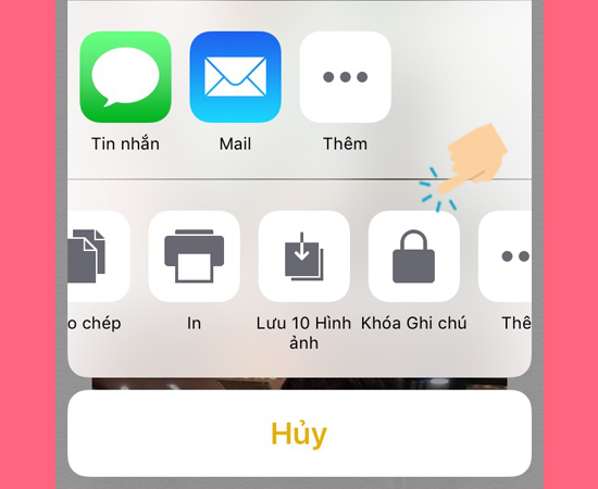 khóa ghi chú