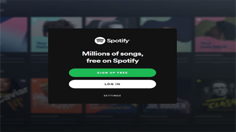 Tạo tài khoản Spotify.