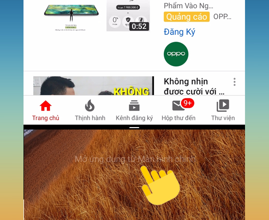 Mở ứng dụng thứ hai
