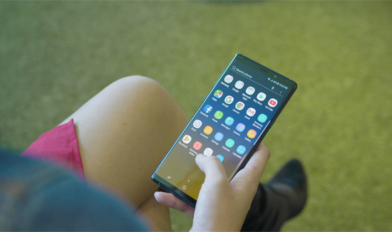 Trên tay galaxy note 9