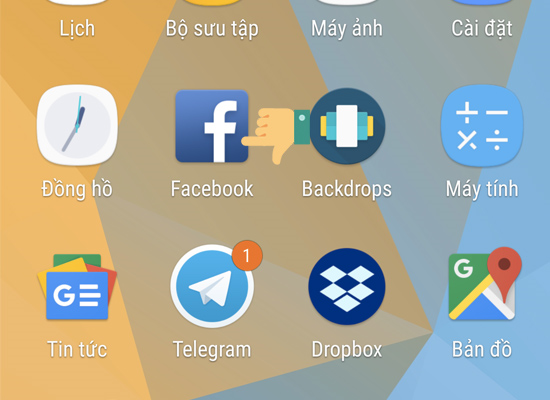 mở ứng dụng facebook