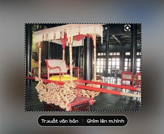 Chọn nội dung cần lưu lại dưới dạng hình ảnh
