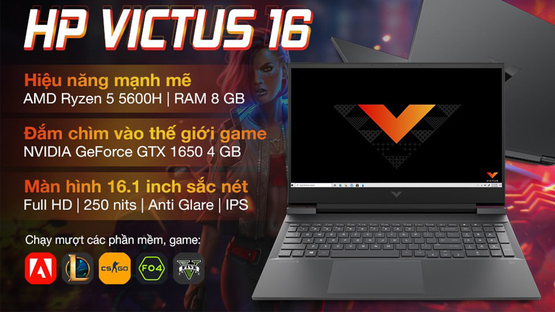 Laptop HP Gaming VICTUS 16 (4R0U9PA)