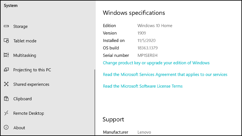 bản cập nhật Windows 10