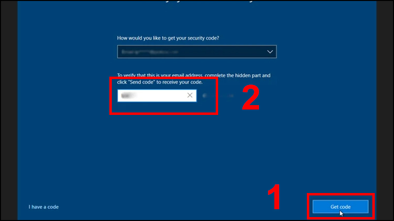 Cách đặt lại mật khẩu bằng Microsoft Account