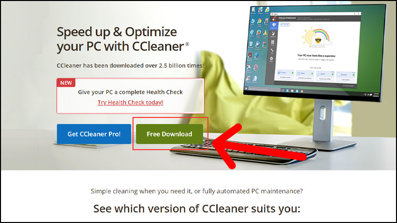 Cài đặt CCleaner