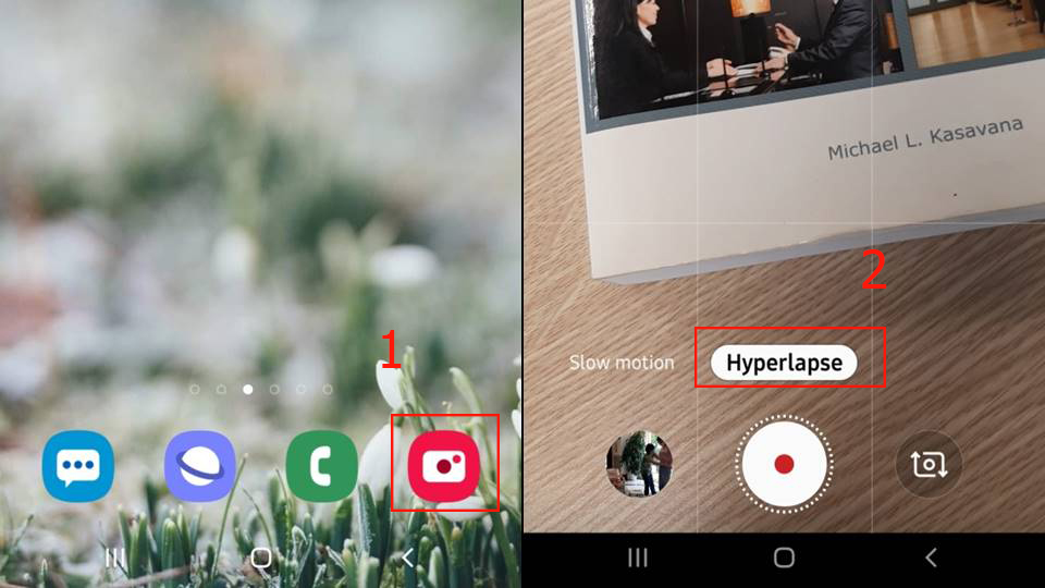 Quay time-lapse trên các điện thoại sử dụng hệ điều hành Android