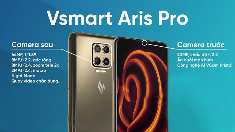 Camera của điện thoại Vsmart Aris Pro
