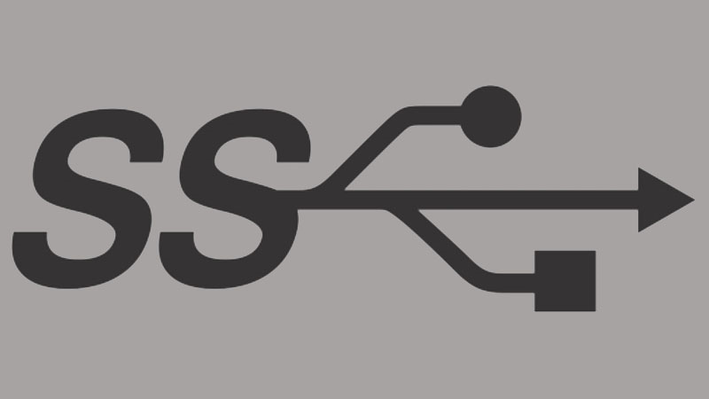 Biểu tượng USB 3.0 có thêm ký hiệu SS