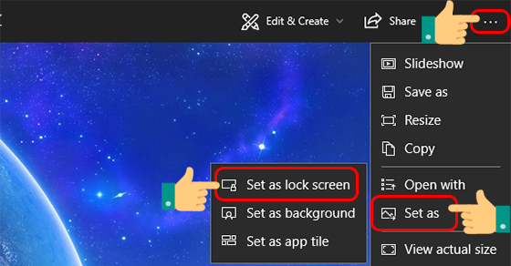 cách căn chỉnh ảnh nền trên windows 10