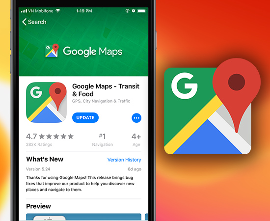 1. Google Map - Tải tại đây