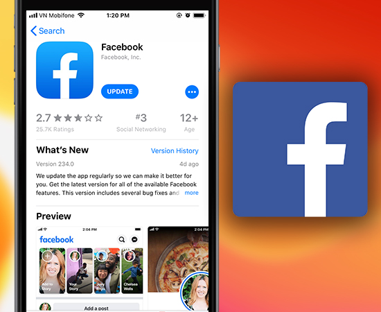 3. Facebook - Tải tại đây