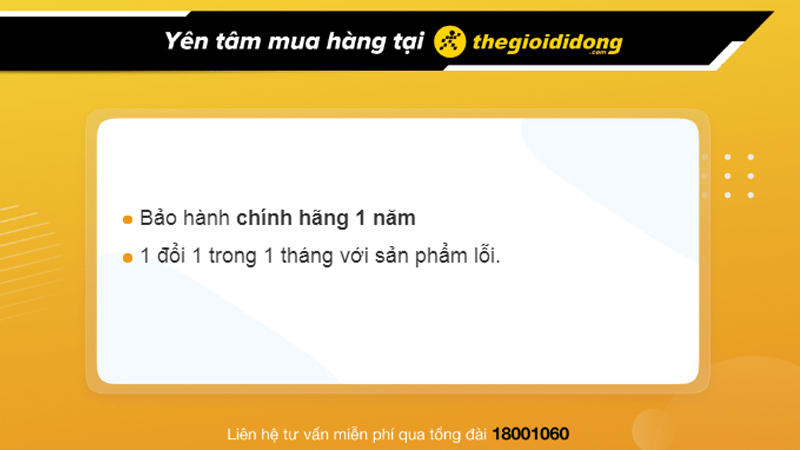 Chính sách bảo hành của TGDĐ