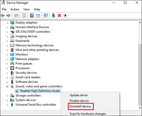 Realtek, High Definition Audio Device