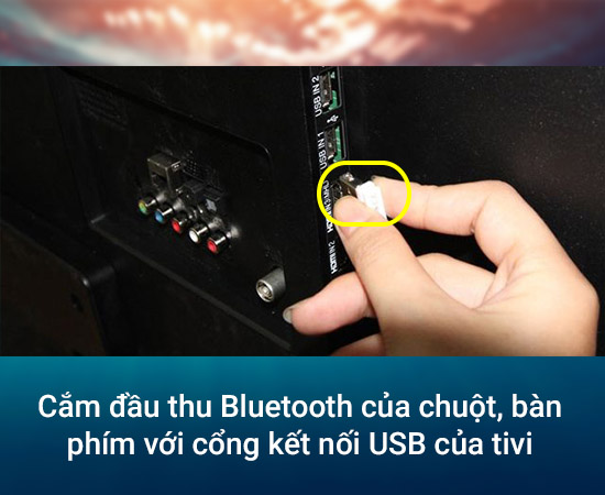 đối với chuột, bàn phím không dây